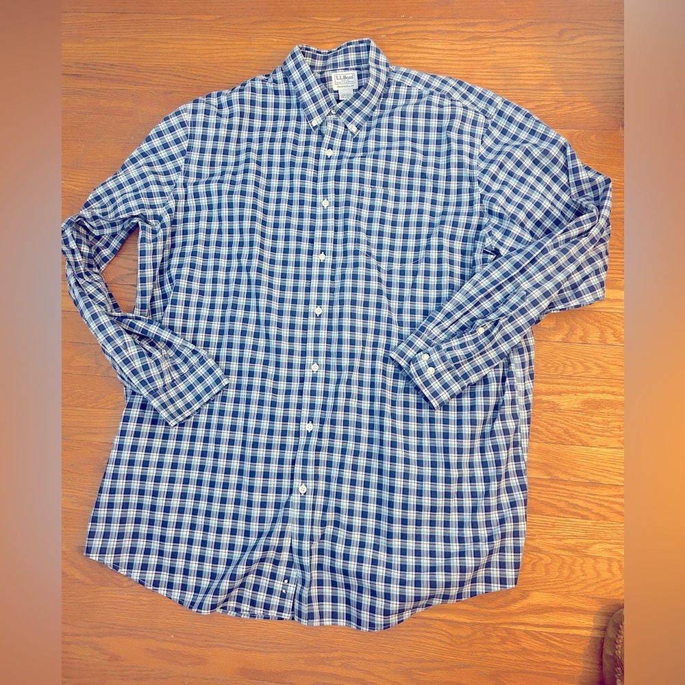 L.L. Bean Traditional Fit Men’s Casual Shirt - XXLT